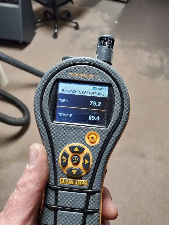 Moisture meter humidity assessment for Mold Remediation & Removal in East Hampton